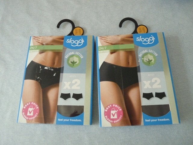 4x sloggi zwarte slips,  type Midi  mt 46 nieuw in doos., Sloggi, Ophalen of Verzenden, Zwart, Slip