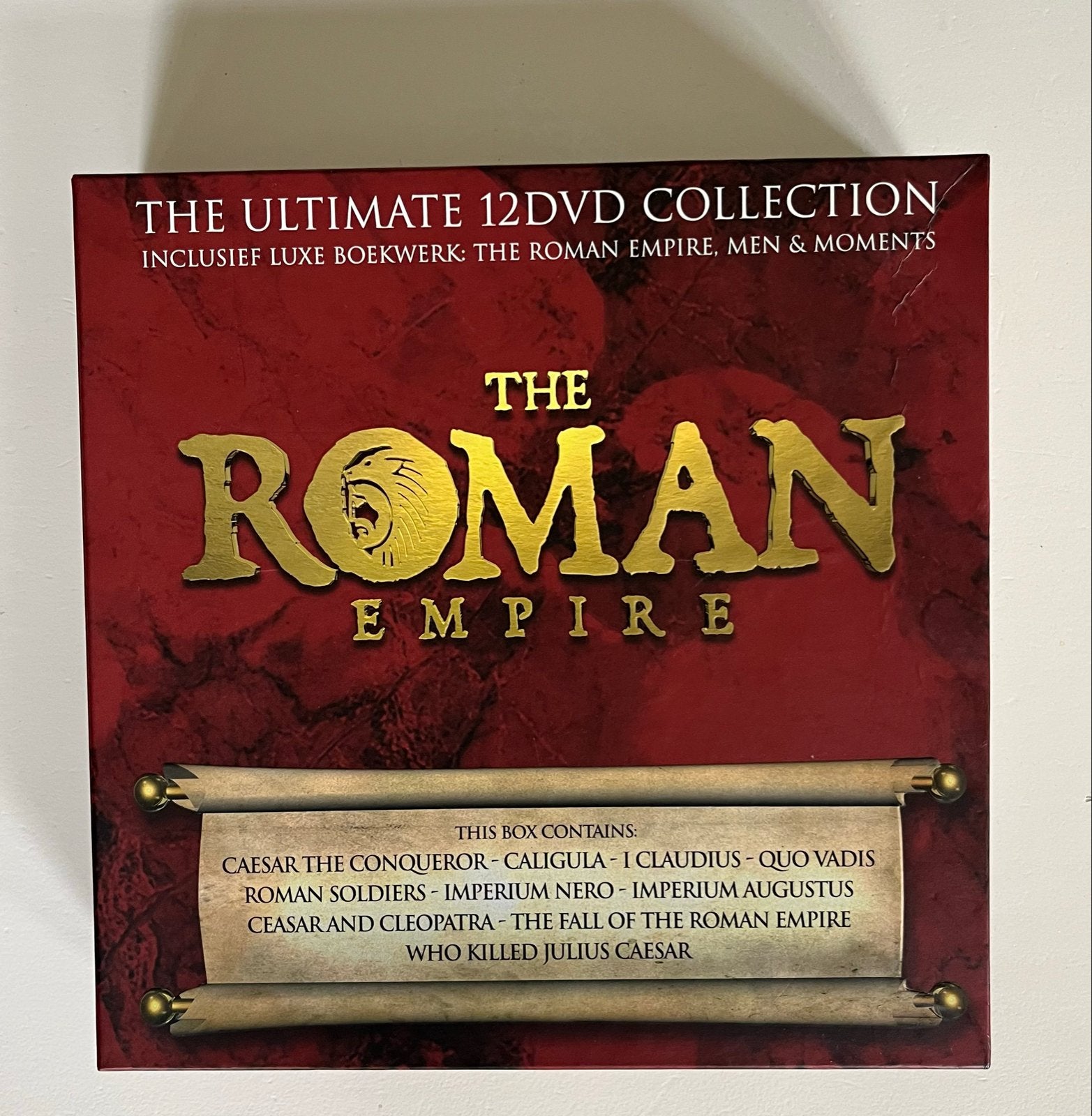 The Roman Empire - 12 DVD Collectie + Boek (NL ondertiteld), Boxset, Ophalen of Verzenden, Zo goed als nieuw, Politiek of Geschiedenis