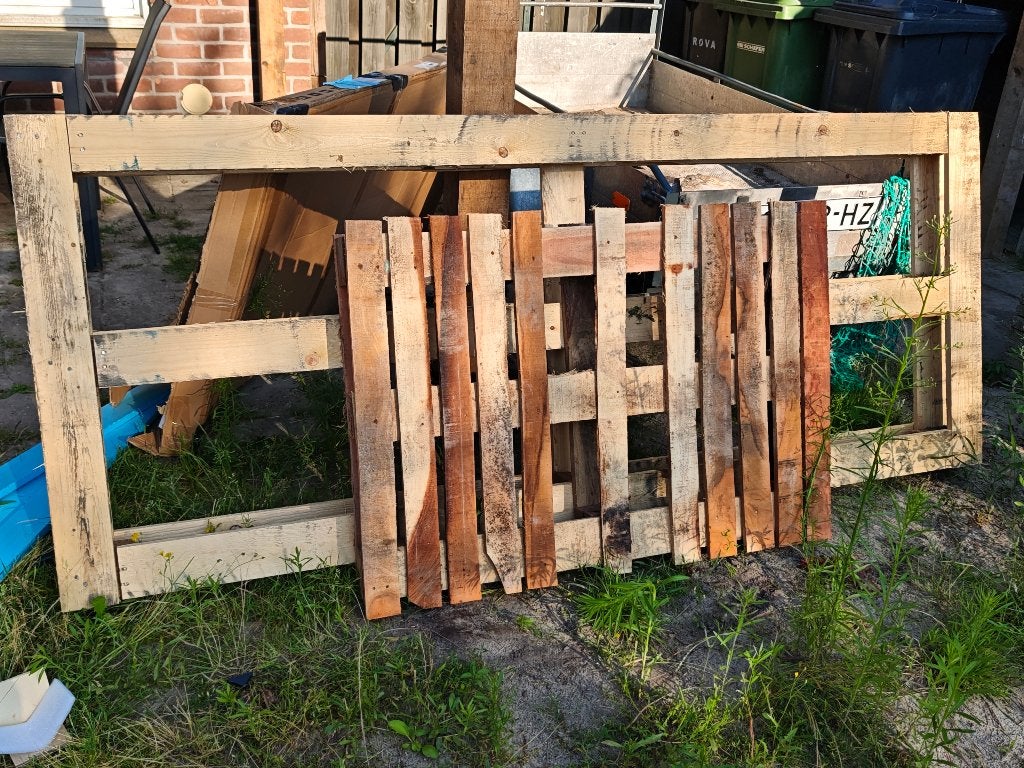 Gratis pallets, Ophalen, Gebruikt, 50 mm of meer, Pallet