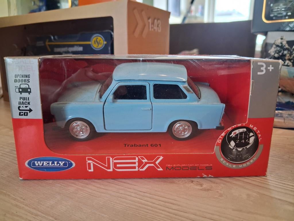 Welly Trabant 601 Modelauto - Nieuw in doos, Ophalen of Verzenden, Nieuw, Auto, Welly