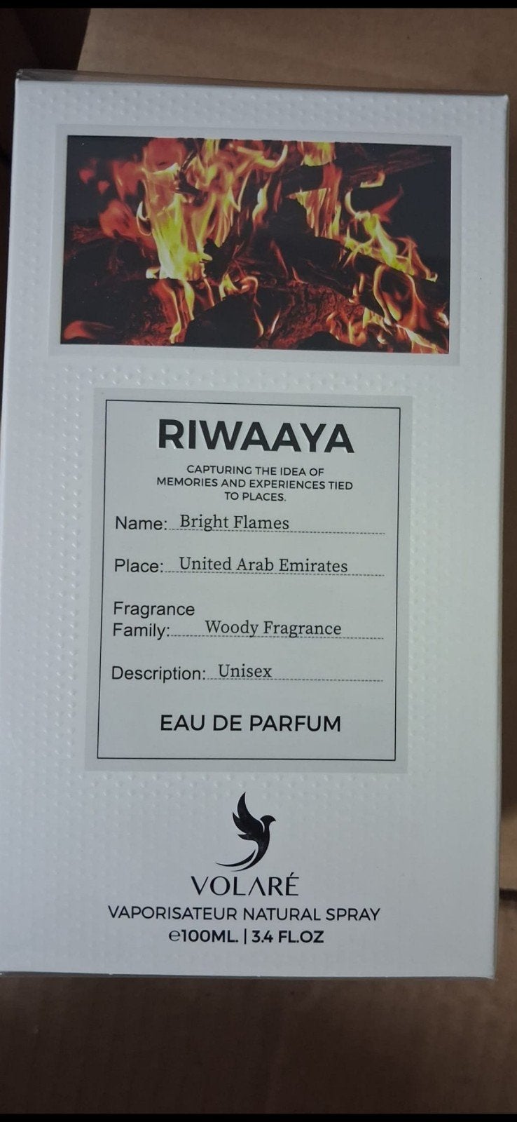 Riwaaya Bright Flames Eau de Parfum - Unisex 100ml, Ophalen of Verzenden, Nieuw