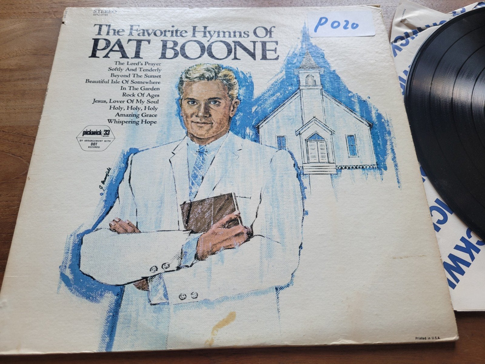 Zeldzame Pat Boone LP - The Favorite Hymns Of Pat Boone, Import, Gospel, Gebruikt, Ophalen of Verzenden
