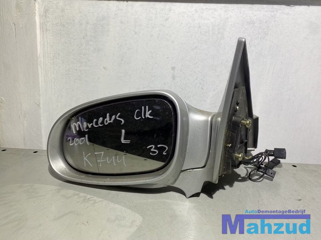 MERCEDES CLK A208 W208 K744 Links grijs spiegel buitenspiege, Auto-onderdelen, Spiegels, Mercedes-Benz, Gebruikt, Ophalen of Verzenden