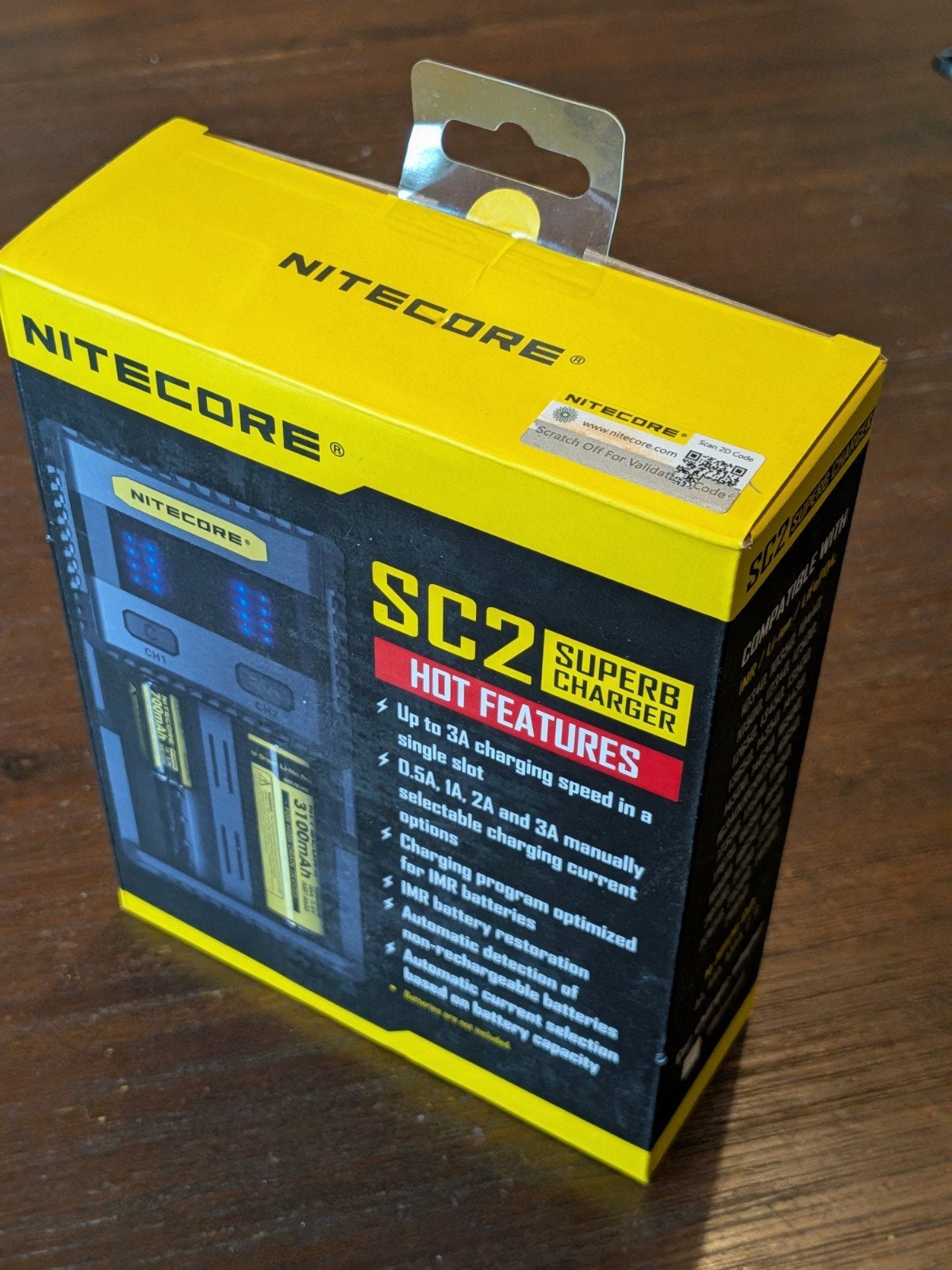 Nitecore SC2 Superb Charger - Nieuw en Ongebruikt, Ophalen of Verzenden, Nieuw