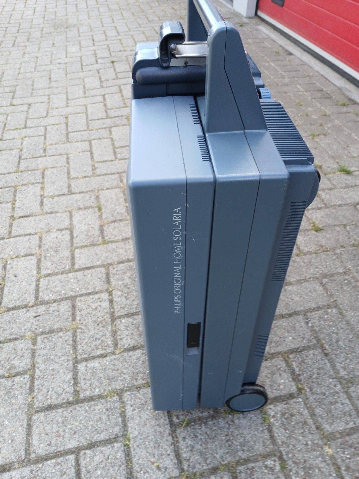 Philips Sunmobile HB 851 Zonnebank - Draagbaar en Compact, Ophalen, Gebruikt, Zonnebank dubbelzijdig, 10 tot 15 lampen