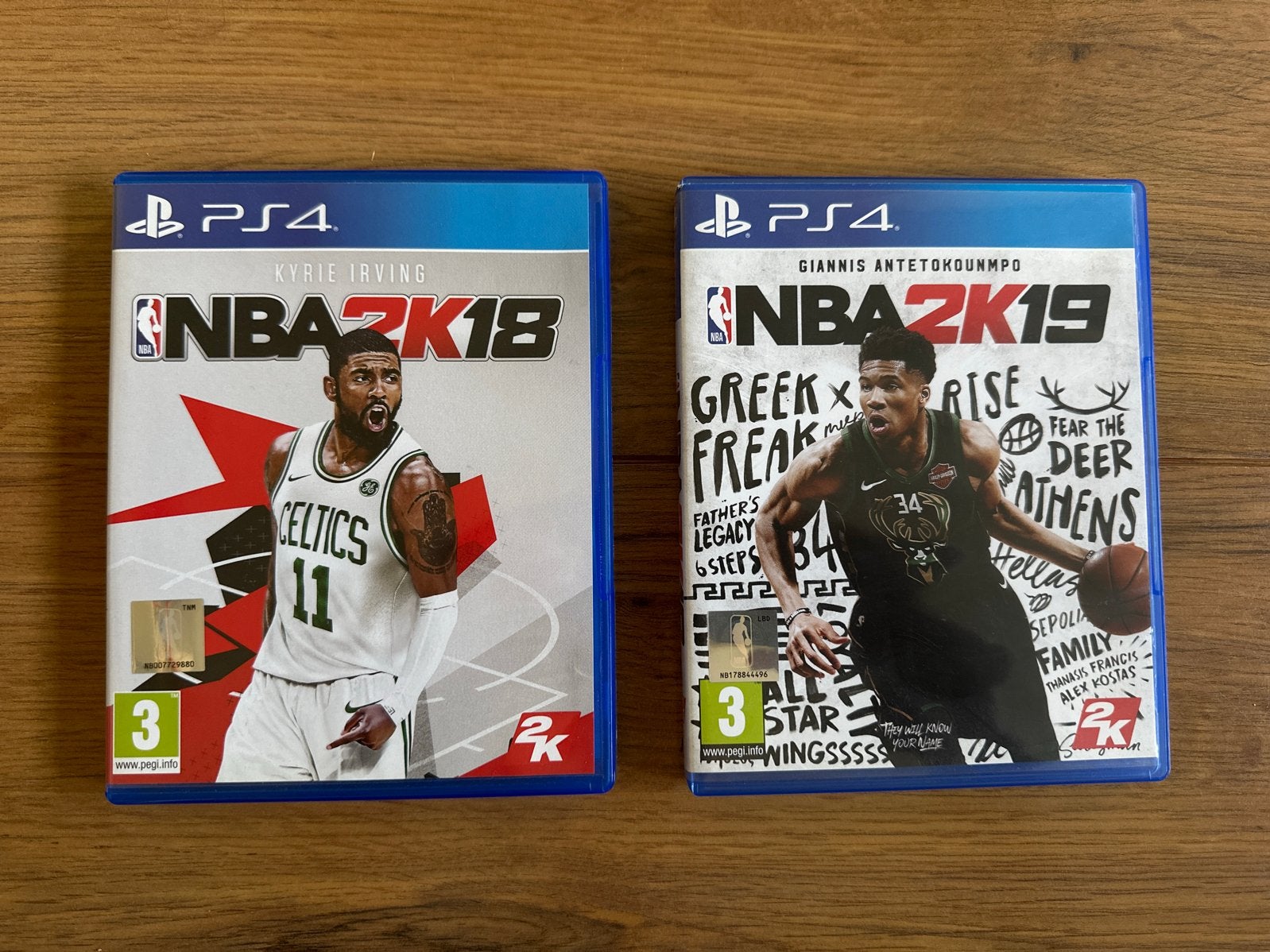 NBA 2K18 & NBA 2K19 PS4 - Basketbal Games, Online, Gebruikt, 2 spelers, Ophalen of Verzenden