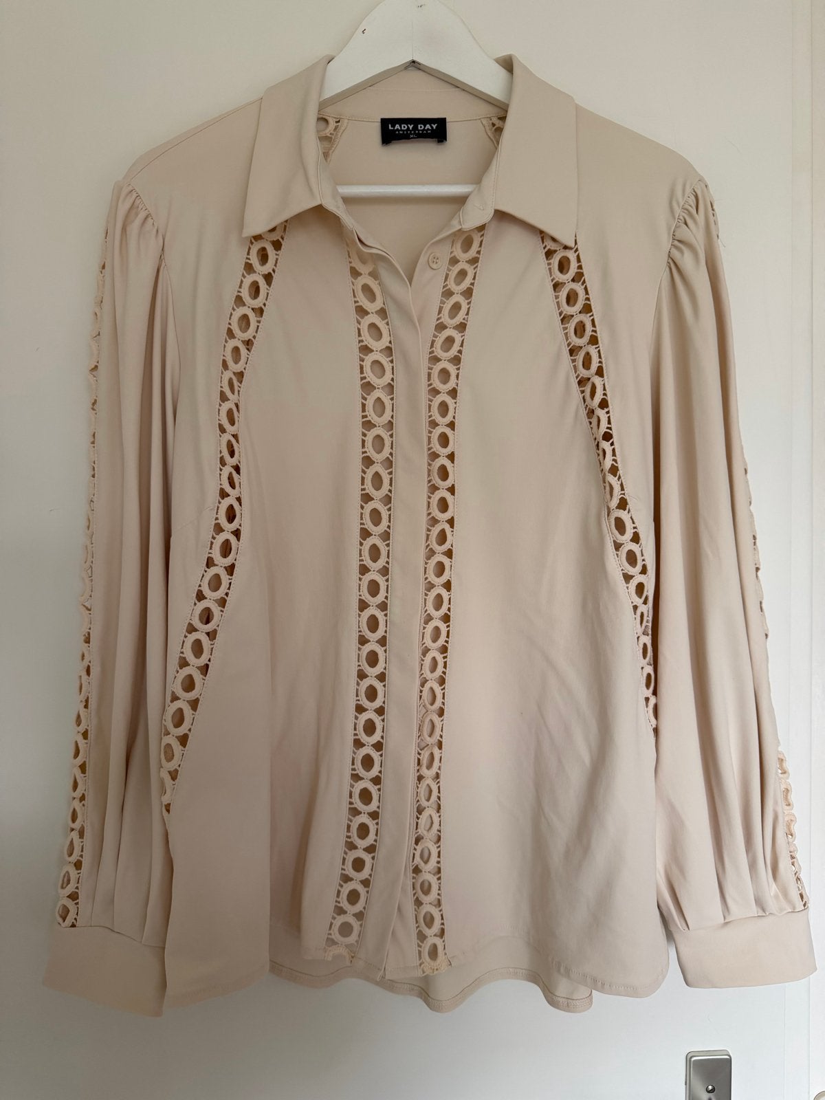 Nieuwe Lady Day Travelstof Blouse XL, Ophalen of Verzenden, Nieuw, Maat 46/48 (XL) of groter, Beige