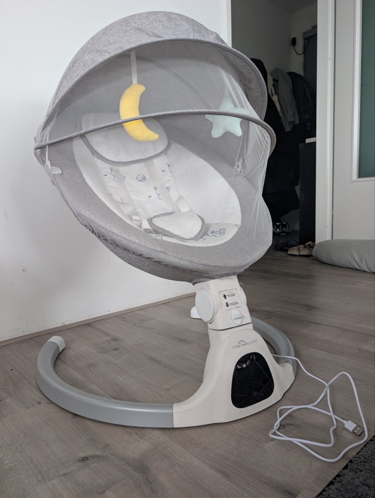 Tiny Love Baby Wipstoel/Schommelstoel met Kap, Ophalen
