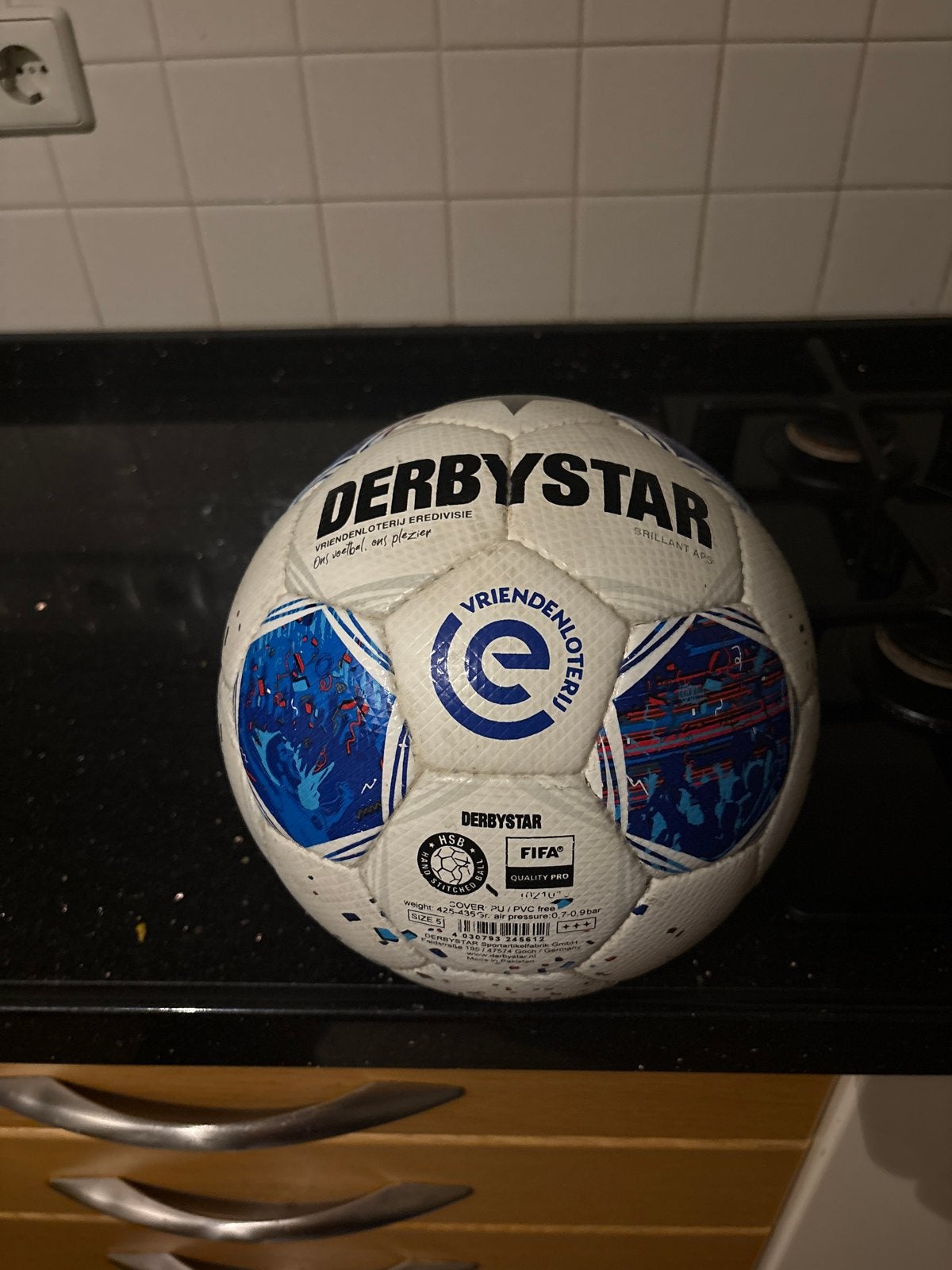 Derbystar VriendenLoterij Eredivisie Voetbal, Maat XL, Ophalen of Verzenden, Zo goed als nieuw, Bal