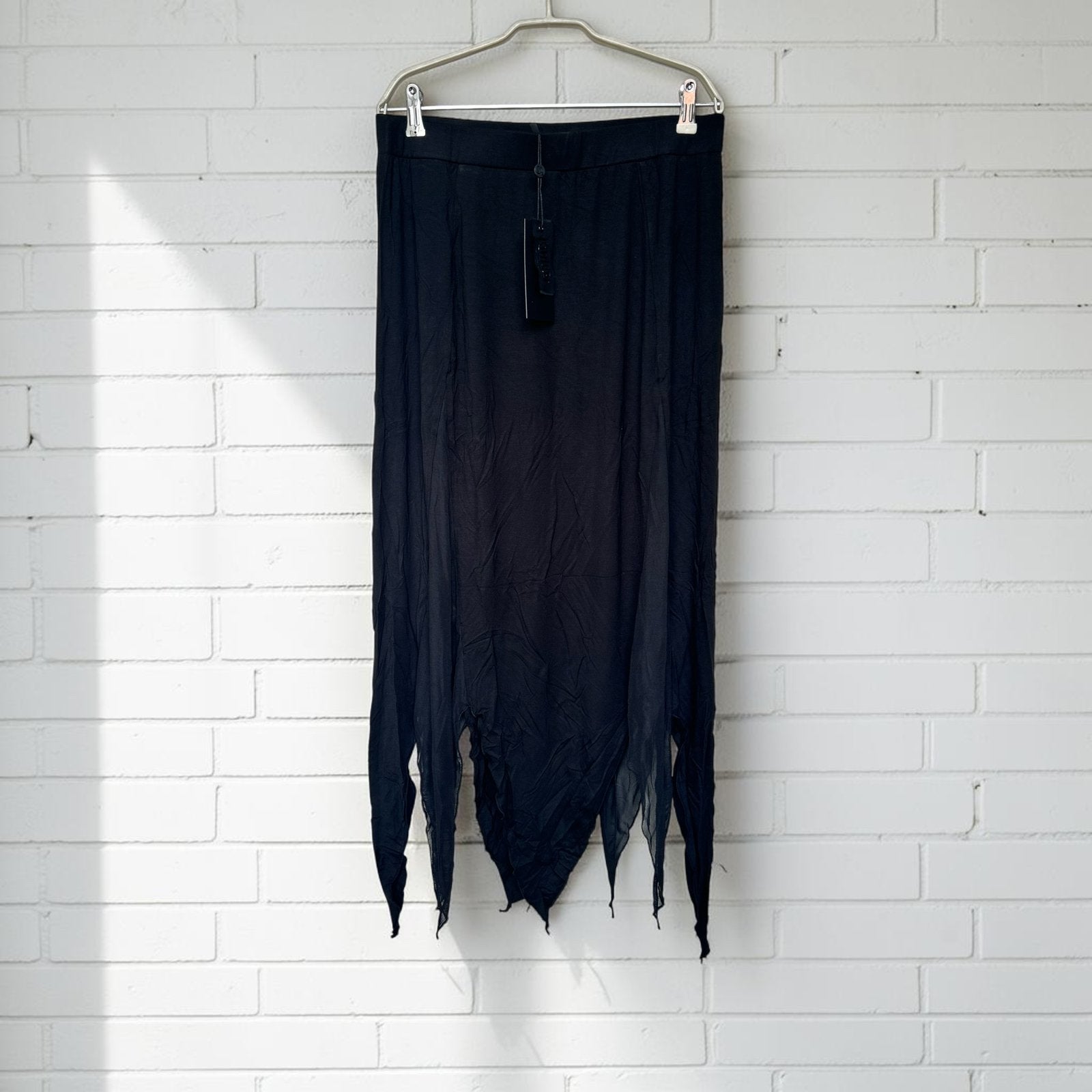 NWT Killstar Rok Maat XL Zwart Midi The Grimmer The Better, Kleding | Dames, Kl, Verzenden, Zwart, Maat 46/48 (XL) of groter