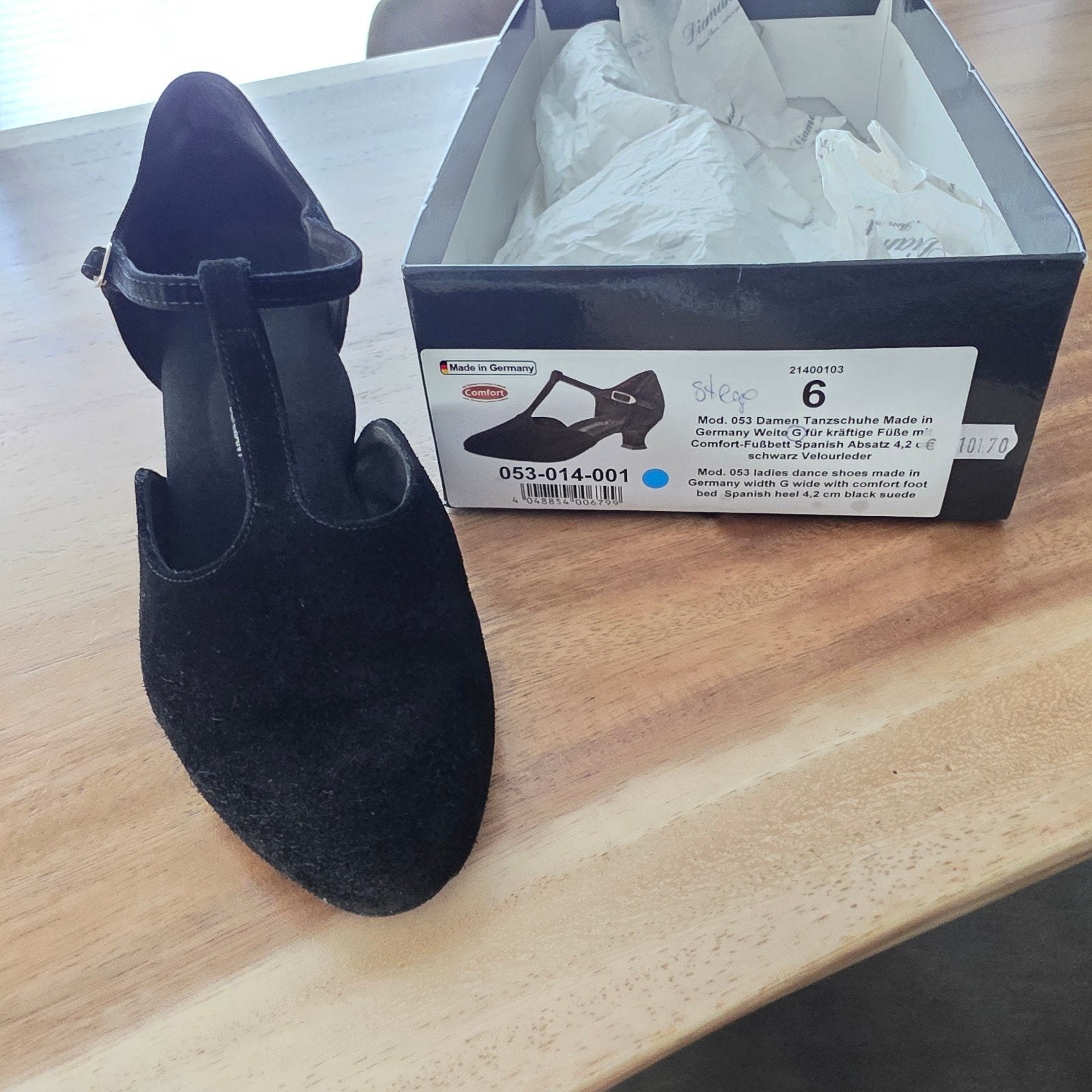 Zwarte suède dansschoenen met comfortzool, maat 39, Kleding | Dames, Schoenen, Ophalen of Verzenden, Nieuw, Zwart