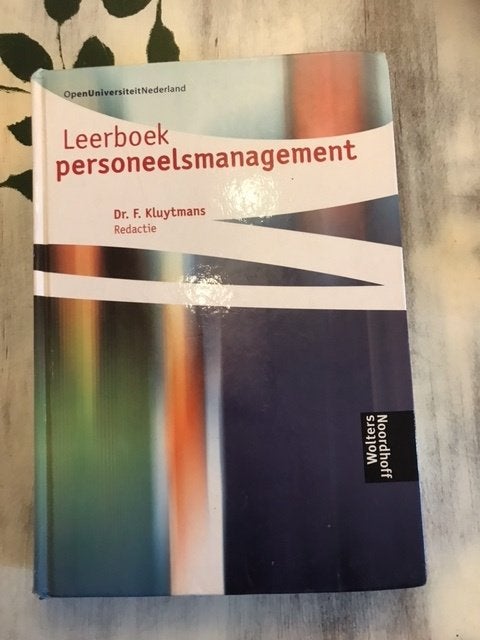 Leerboek personeelsmanagement, Ophalen of Verzenden, Beta, Zo goed als nieuw, HBO