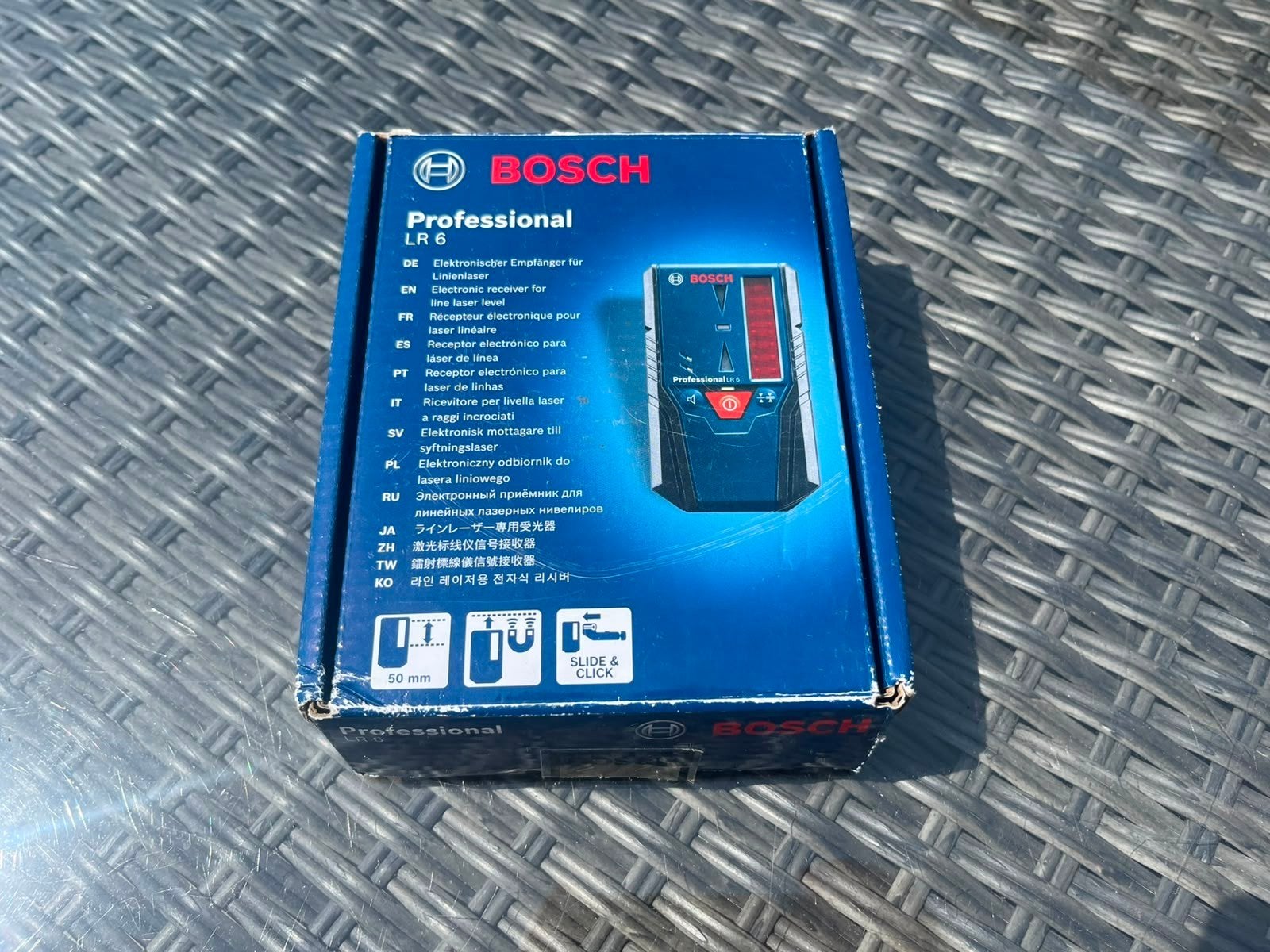 Bosch Professional LR 6 Laserontvanger als nieuw, Ophalen of Verzenden, Zo goed als nieuw, Afstand