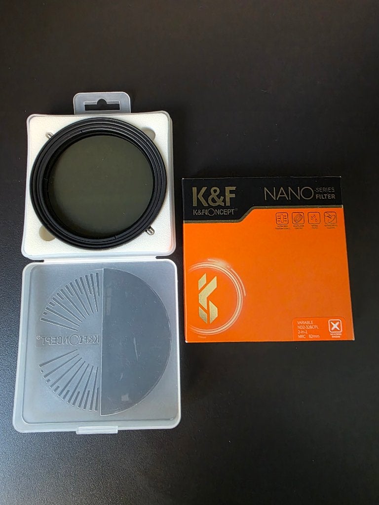 K&F ND 2-32 en CPL 2 in 1 filter 82mm, Audio, Tv en Foto, Fotografie | Filters, Ophalen, K&F Concept, Nieuw, ND-filter