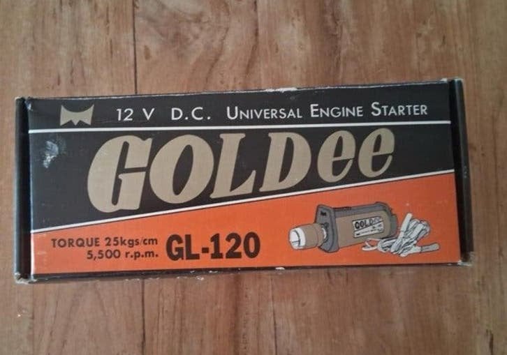 Goldee startmotor 12 volt, Overige merken, 1:50 of kleiner, Overige typen, Ophalen of Verzenden