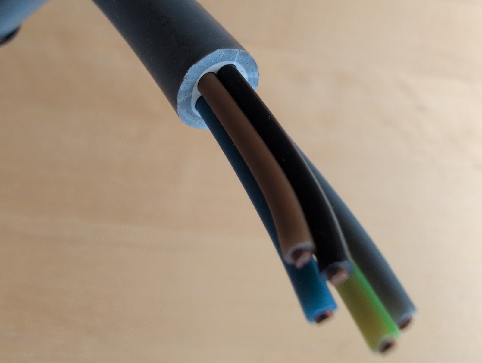 Elektrische kabel - ongeveer 10 meter, Ophalen, Gebruikt, Kabel of Snoer