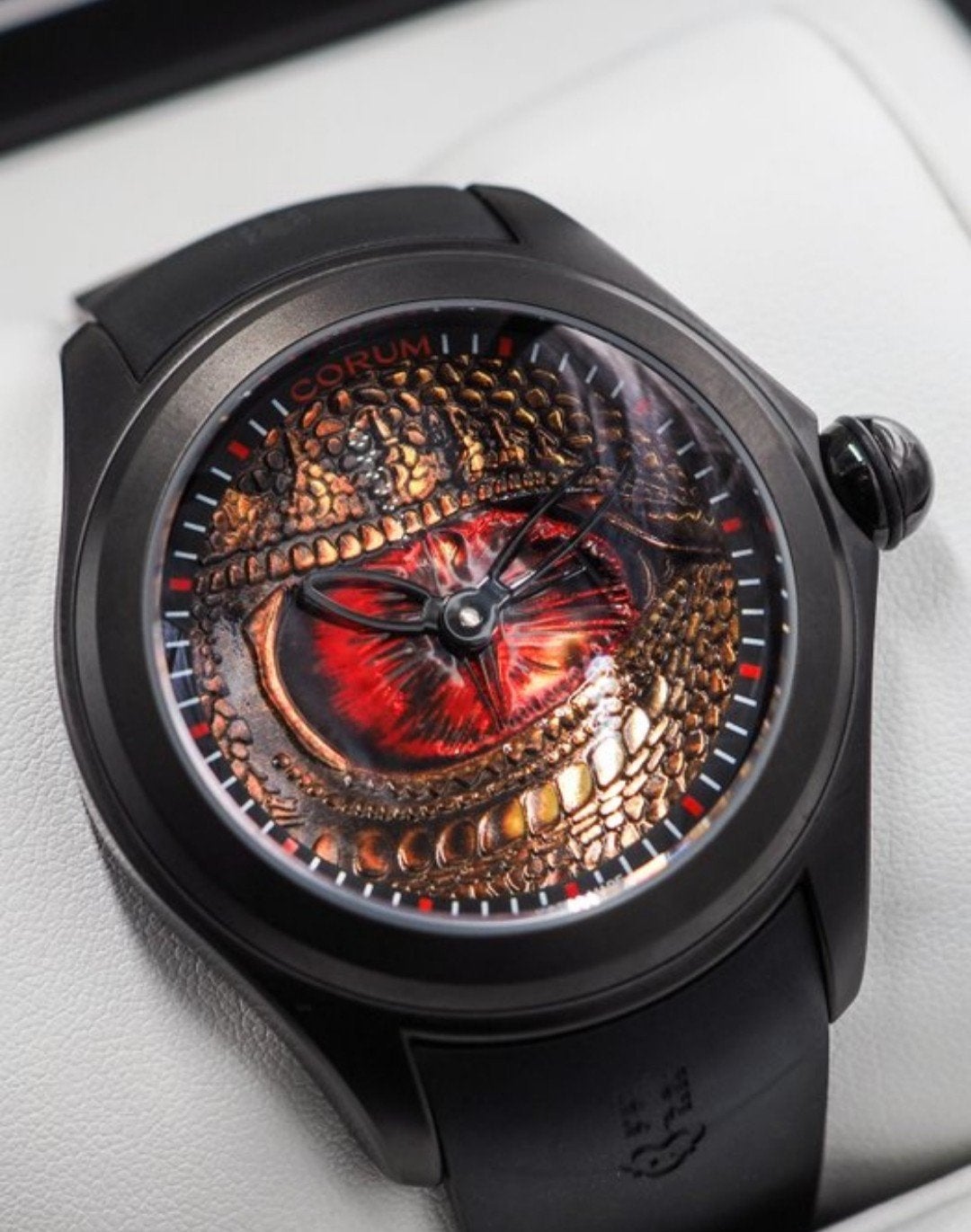 Corum Bubble Dragon Eye Limited Edition Horloge, Sieraden, Tassen en Uiterlijk, Horloges | Heren, Overige merken, Staal, Polshorloge