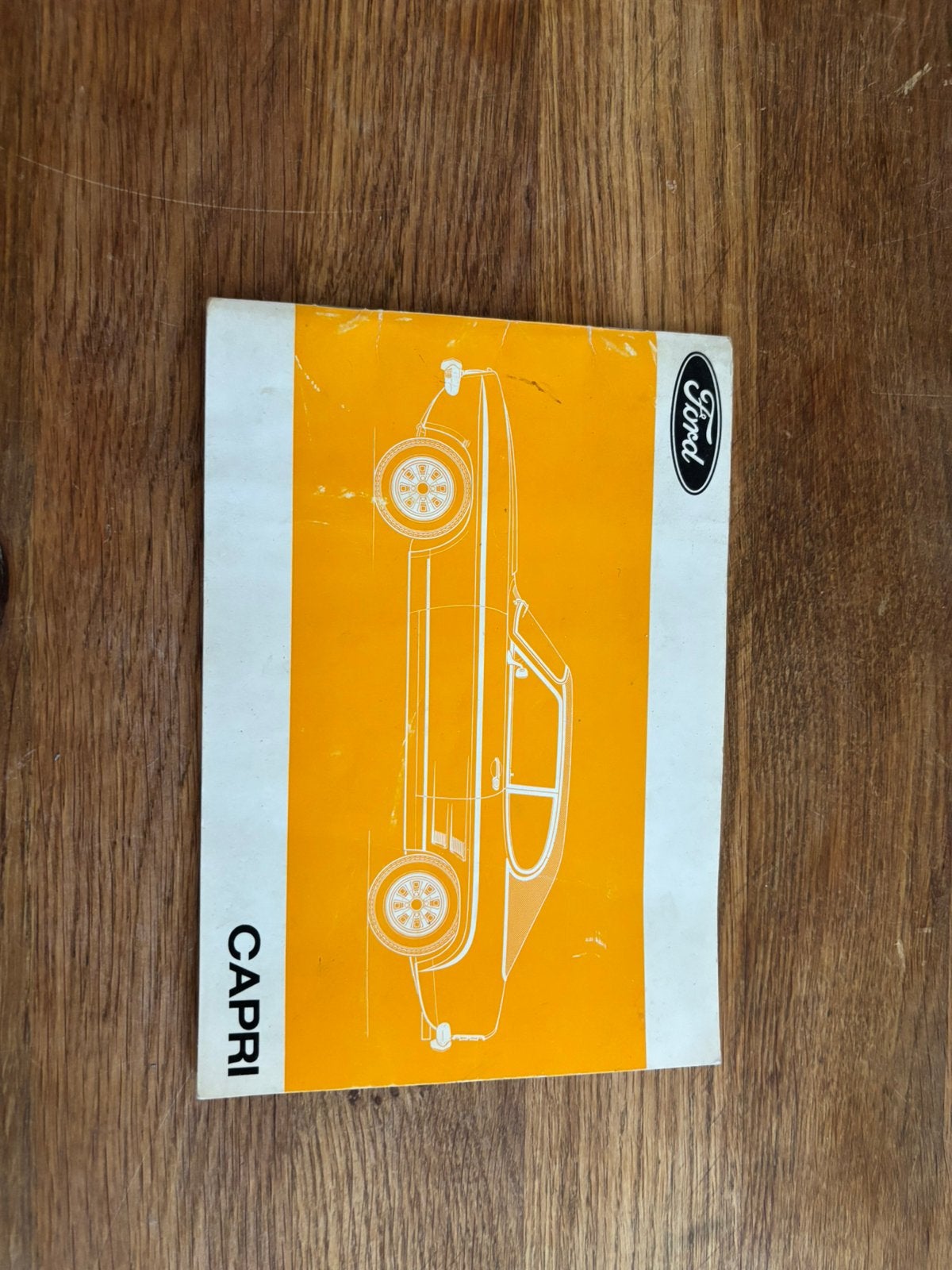 Handleiding ford Capri, Auto diversen, Ophalen of Verzenden