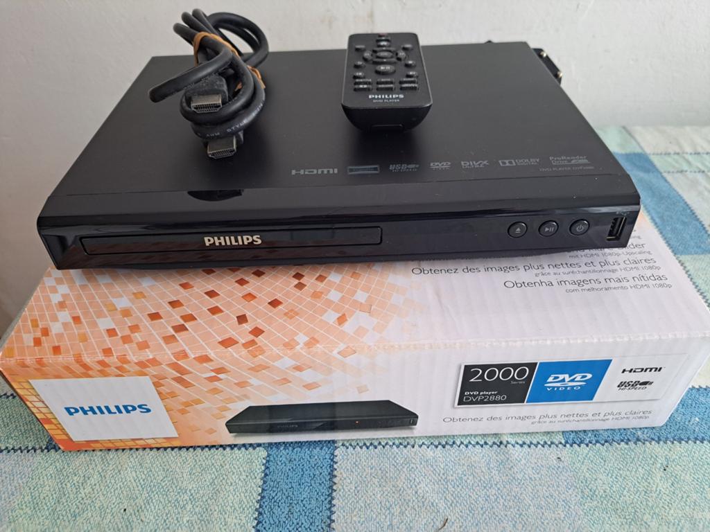 PHILIPS 2000 DVP 2880 HDMI USB DVD PLAYER, Ophalen of Verzenden, Zo goed als nieuw, Philips