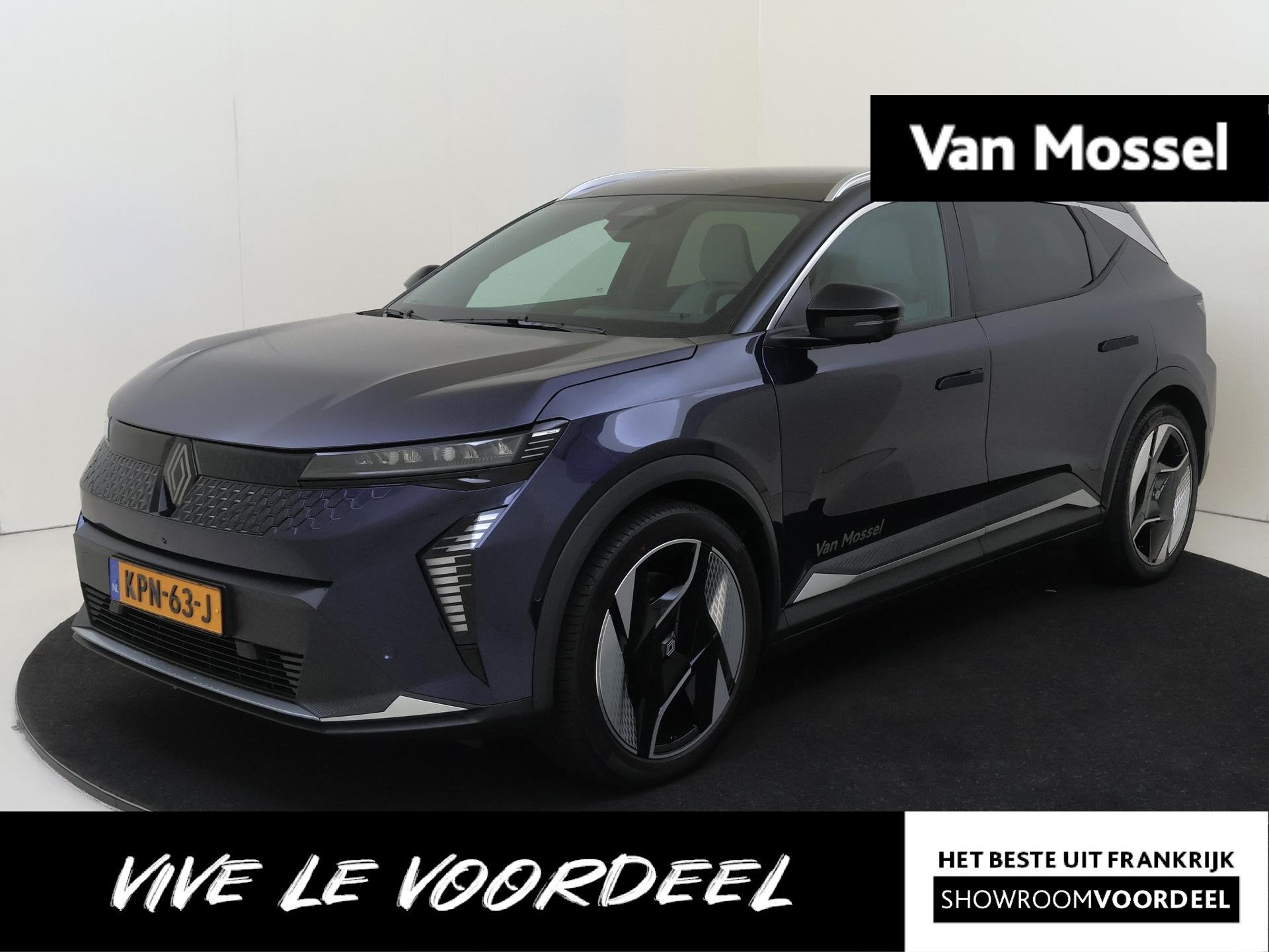 Renault Scenic E-Tech EV87 long range iconic | Lederen Bekle, Auto's, Blauw, 625 km, 1817 kg, 1100 kg