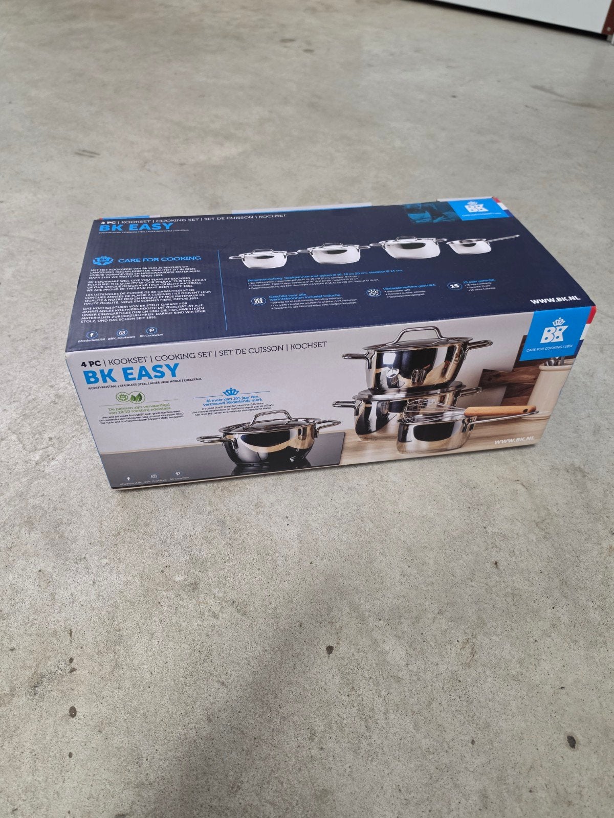 BK Easy Pannenset - Nieuw in doos, Ophalen, BK, Nieuw, Pannenset