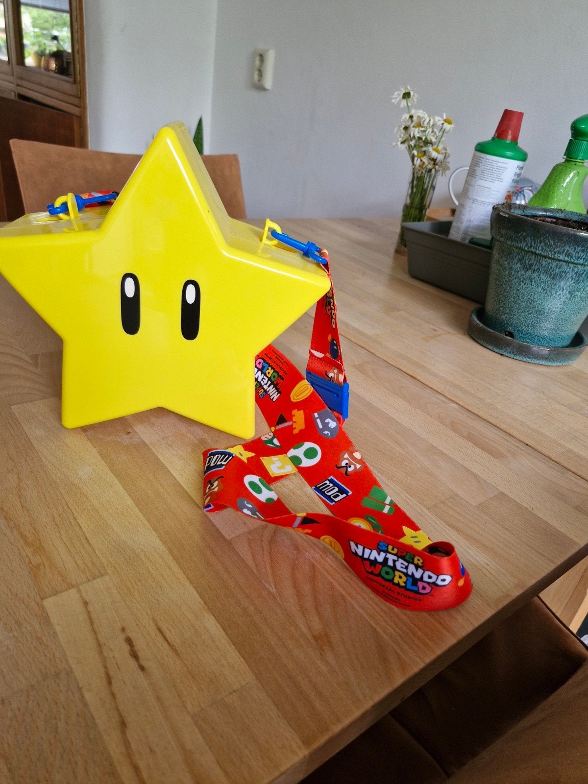 Super Mario World Ster Popcorn/Snack Houder met Licht, Ophalen of Verzenden, Gebruikt, Jongen of Meisje