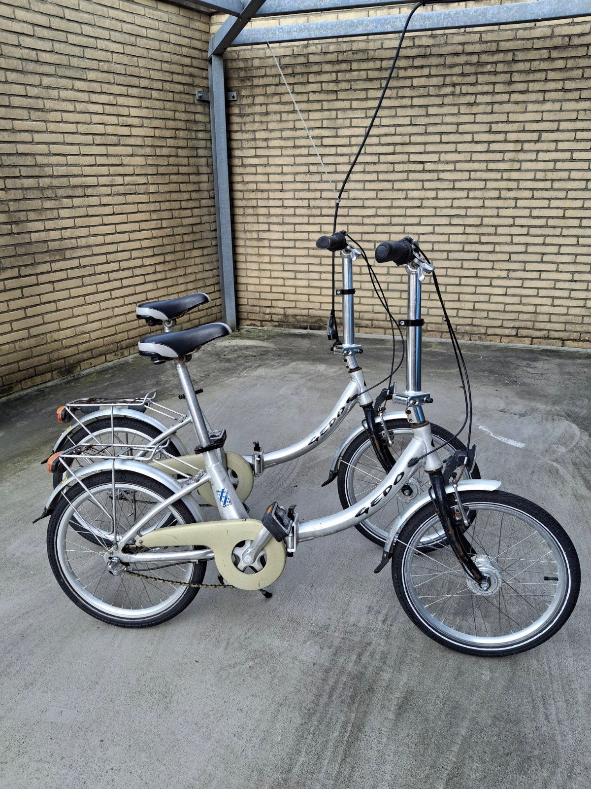 vouwfietsen setje aluminium 3 versnellingen, 20 inch of meer, Gebruikt, Versnellingen, Ophalen of Verzenden