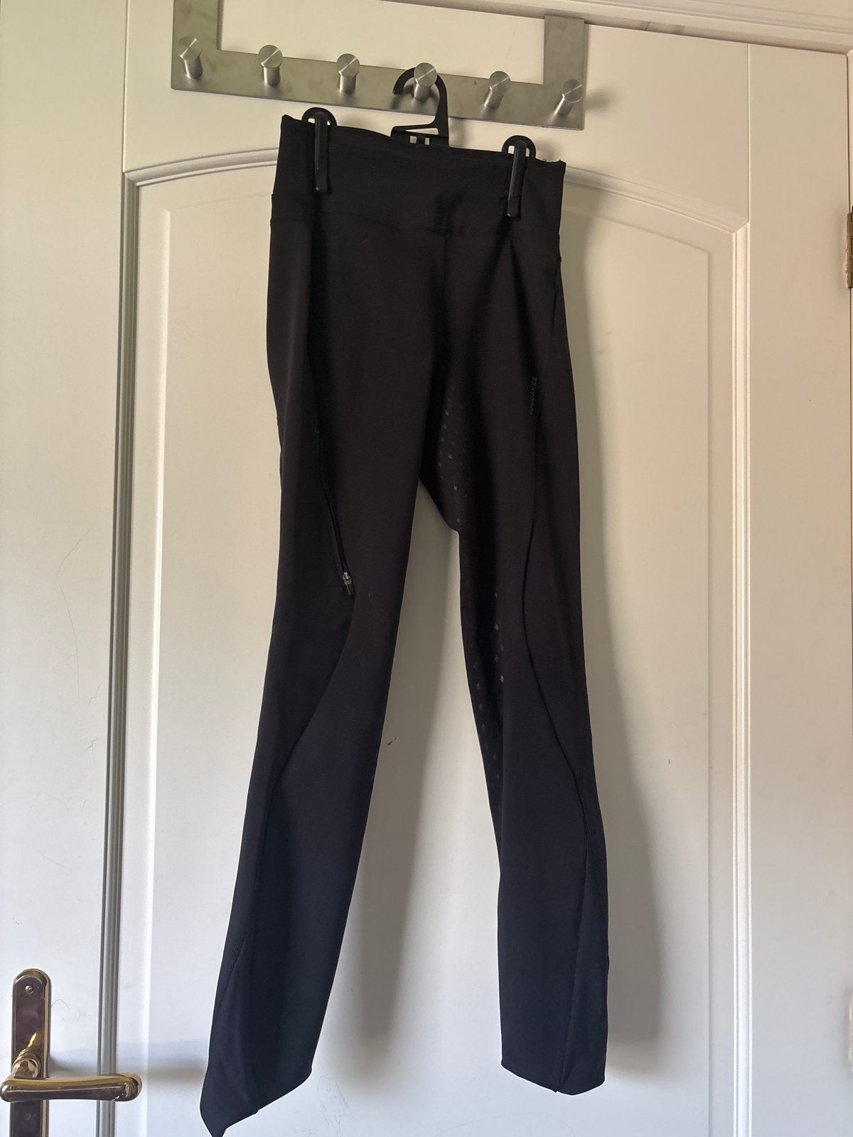 Fouganza BR 500 Legging W - Zwarte Rijbroek, Kleding | Dames, Zwart, Ophalen of Verzenden, Zo goed als nieuw, Maat 36 (S)