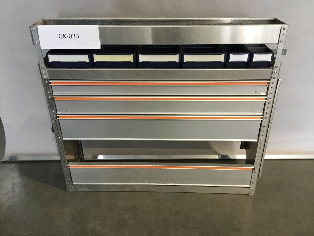 Aluminium bedrijfswagen inrichting GK-033, Ophalen of Verzenden