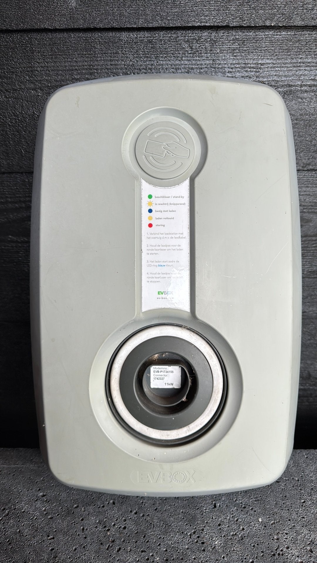 EVBOX gebruikt, Auto diversen, Laadpalen, Ophalen of Verzenden, Gebruikt, Laadkabel