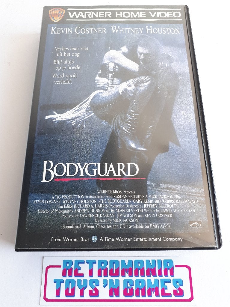 vhs actie - bodyguard, Alle leeftijden, Verzenden, Gebruikt, Actie en Avontuur