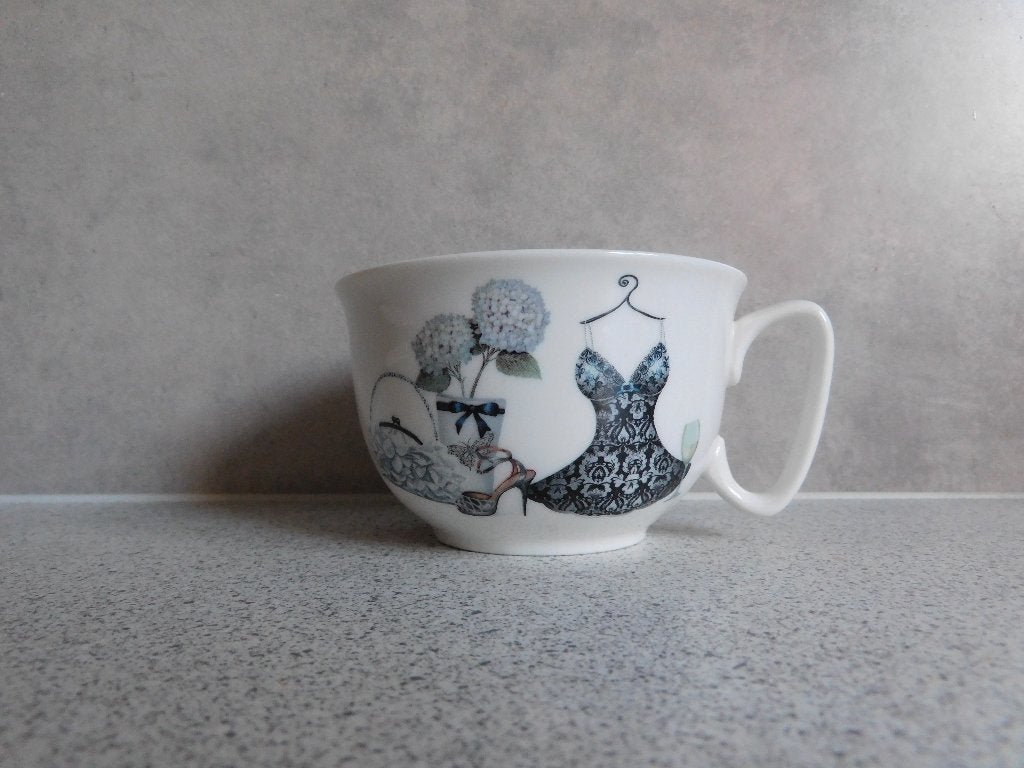 Tea Cup 6,5x10,5 Summer Bijoux, Overige merken, Zo goed als nieuw, Overige stijlen, Porselein