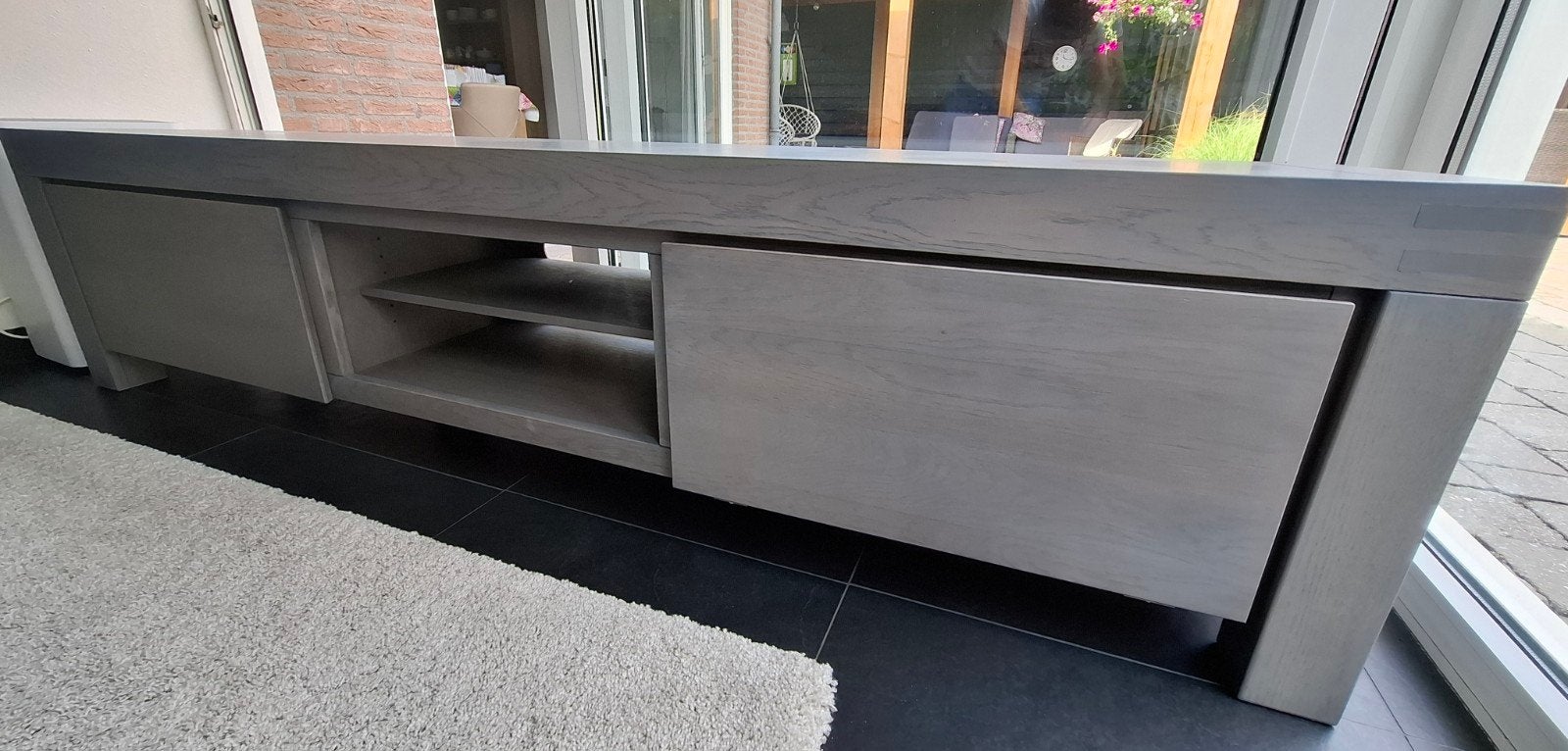 Zeer net tv meubel/dressoir Goossens serie Clear, Huis en Inrichting, Ophalen, Eikenhout, Zo goed als nieuw, 200 cm of meer