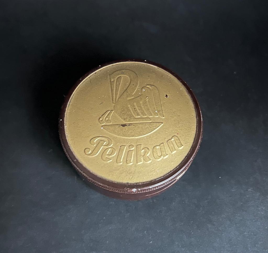 oude Pelikan schrijfmachinelintdoos bakeliet WW2 WO2, Verzamelen, Militaria | Tweede Wereldoorlog, Embleem of Badge, Duitsland