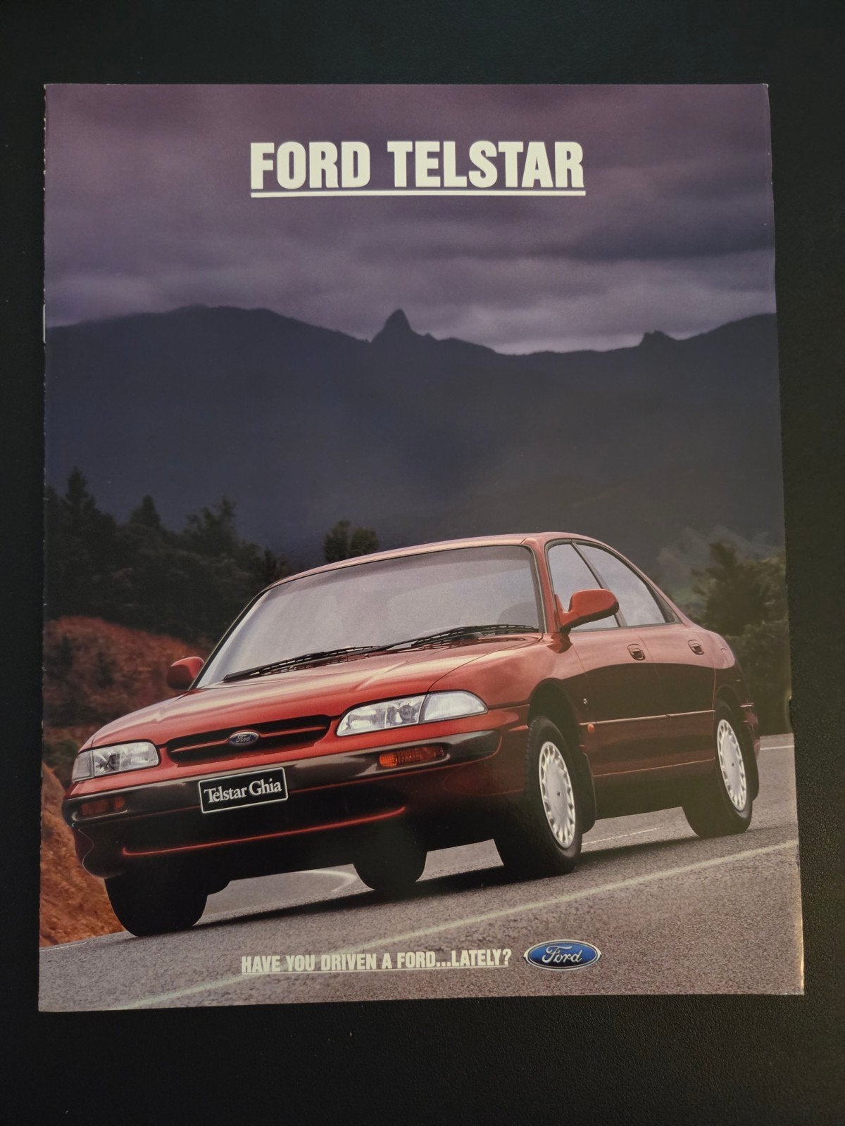Brochure Ford Telstar 1992 Australië, Boeken, Ophalen of Verzenden, Zo goed als nieuw, Ford