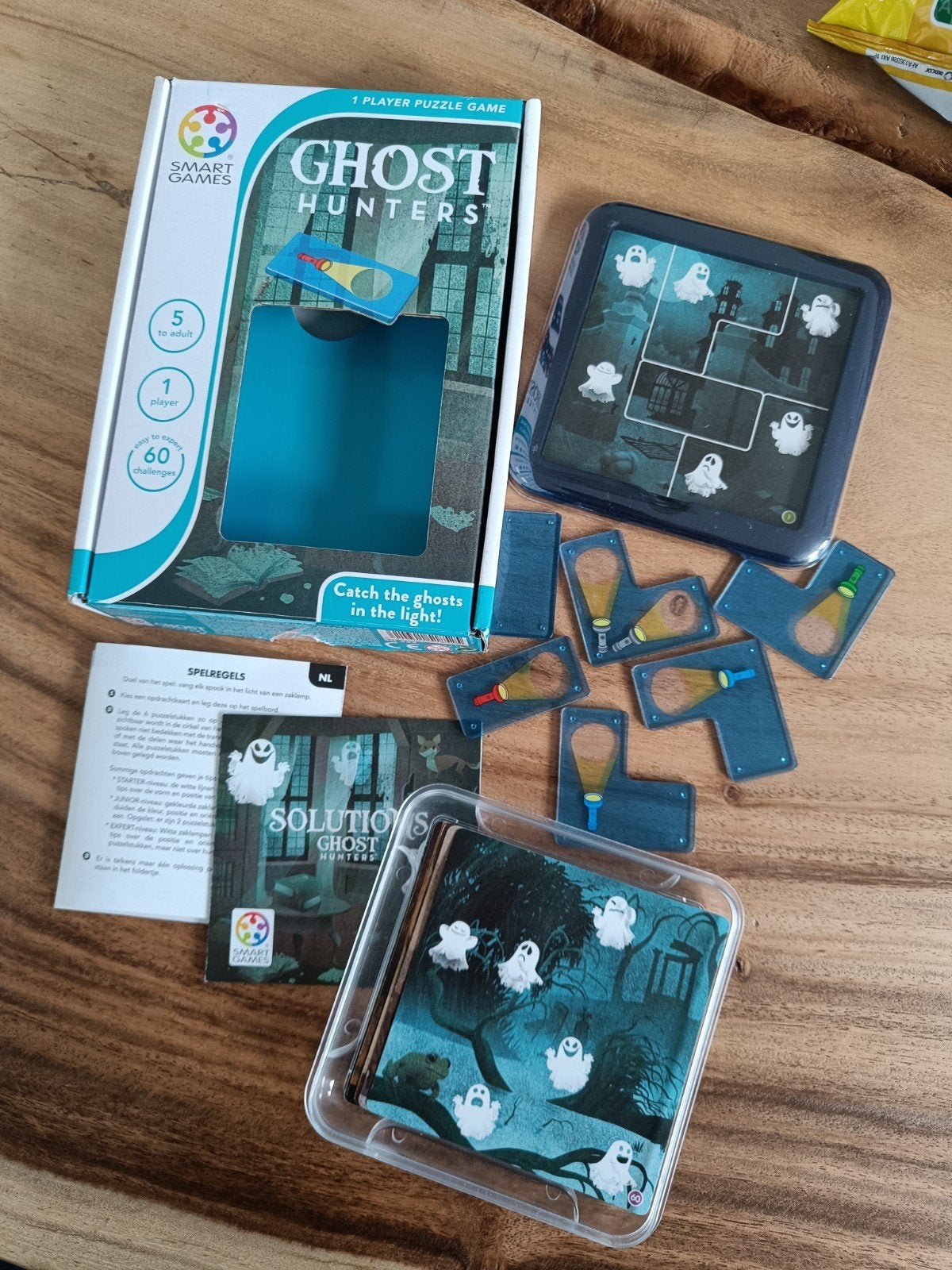 Smart Games IQ Spel: Ghost Hunters - Logica Puzzelspel, Ophalen of Verzenden, Zo goed als nieuw, Rubik's of 3D-puzzel