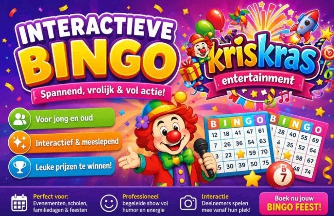 Kinderbingo (interactief), Ophalen of Verzenden, Nieuw