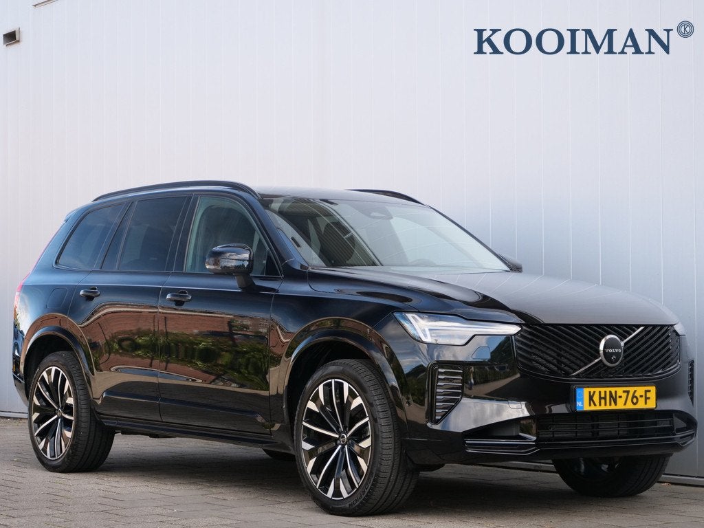 Volvo XC90 2.0 T8 Plug-in hybrid AWD Plus Dark 455 Pk Automa, Auto's, Volvo, 4 cilinders, 7 stoelen, Zwart, Vierwielaandrijving