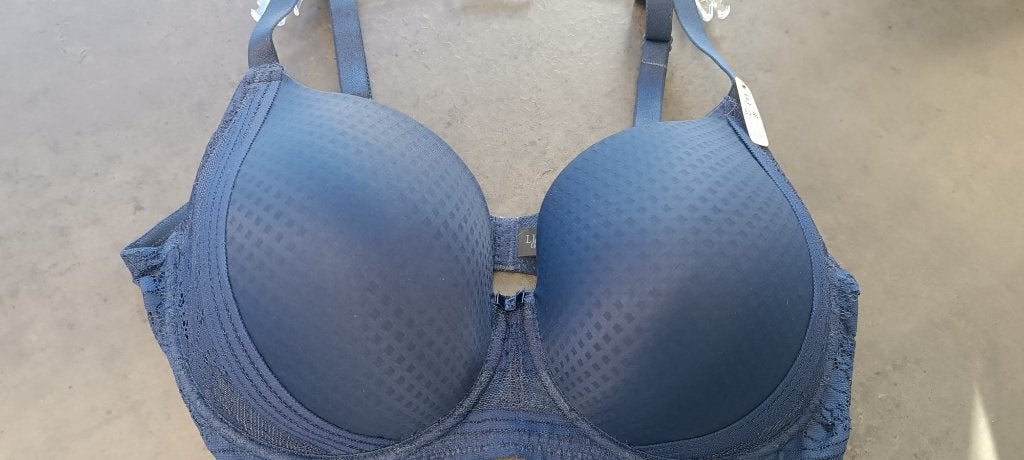Blauwe voorgevormde BH Lisca 10.- B80 Laatste, ME Time lingerie, Blauw, Ophalen of Verzenden, Lisca