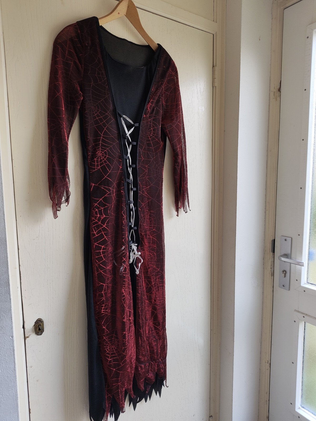 Halloween Kostuum Spinnenweb Jurk - Maat M, Kleding | Dames, Carnavalskleding en Feestkleding, Maat 38/40 (M), Ophalen of Verzenden