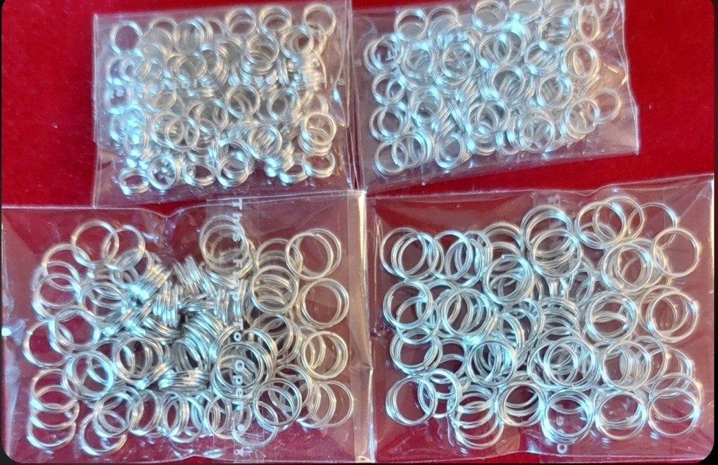 500 Zilverkleurige Splitringen 5mm & 7mm - Loodvrij, Verzenden, Nieuw