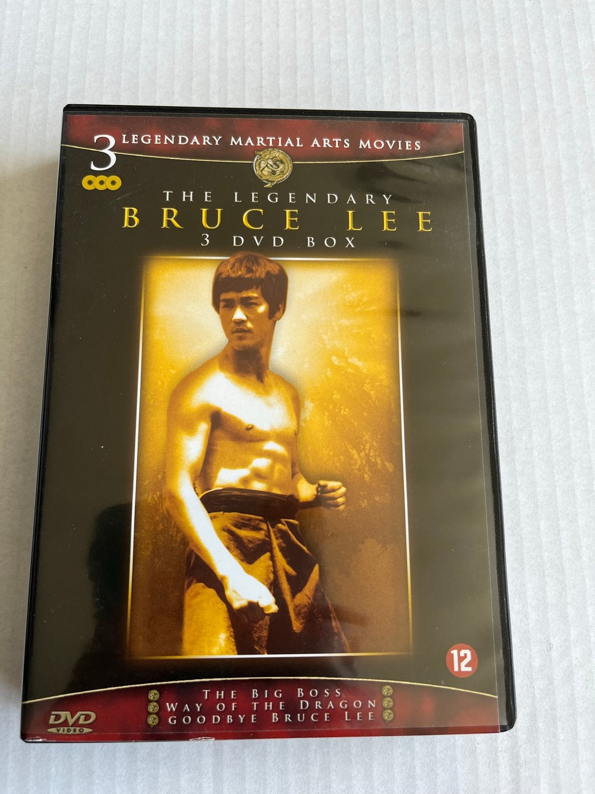 The Legendary Bruce Lee 3 DVD Box - Actiethriller, Cd's en Dvd's, Dvd's | Actie, Gebruikt, Nederlands, Ophalen of Verzenden, Vanaf 12 jaar