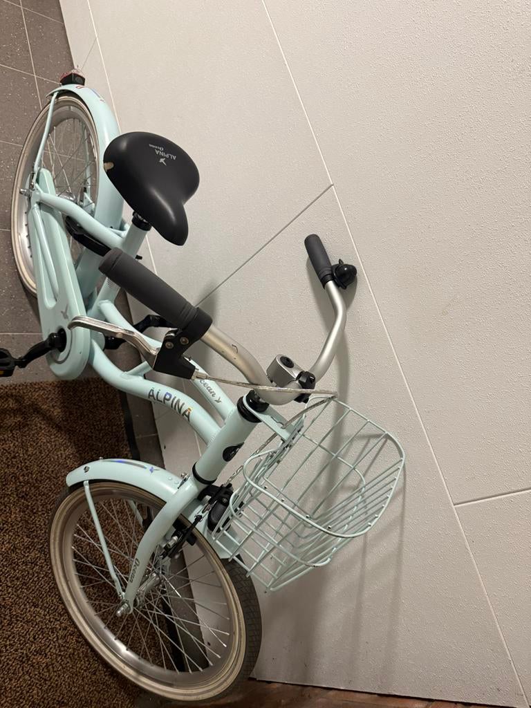 Alpina Ocean Kinderfiets 20 inch - Lichtblauw, Ophalen of Verzenden, Gebruikt, 20 inch of meer