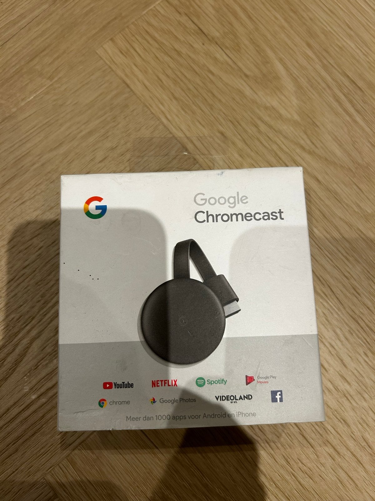 Google Chromecast - Stream al je favoriete content, Ophalen, Zo goed als nieuw, HDMI, Zonder harde schijf