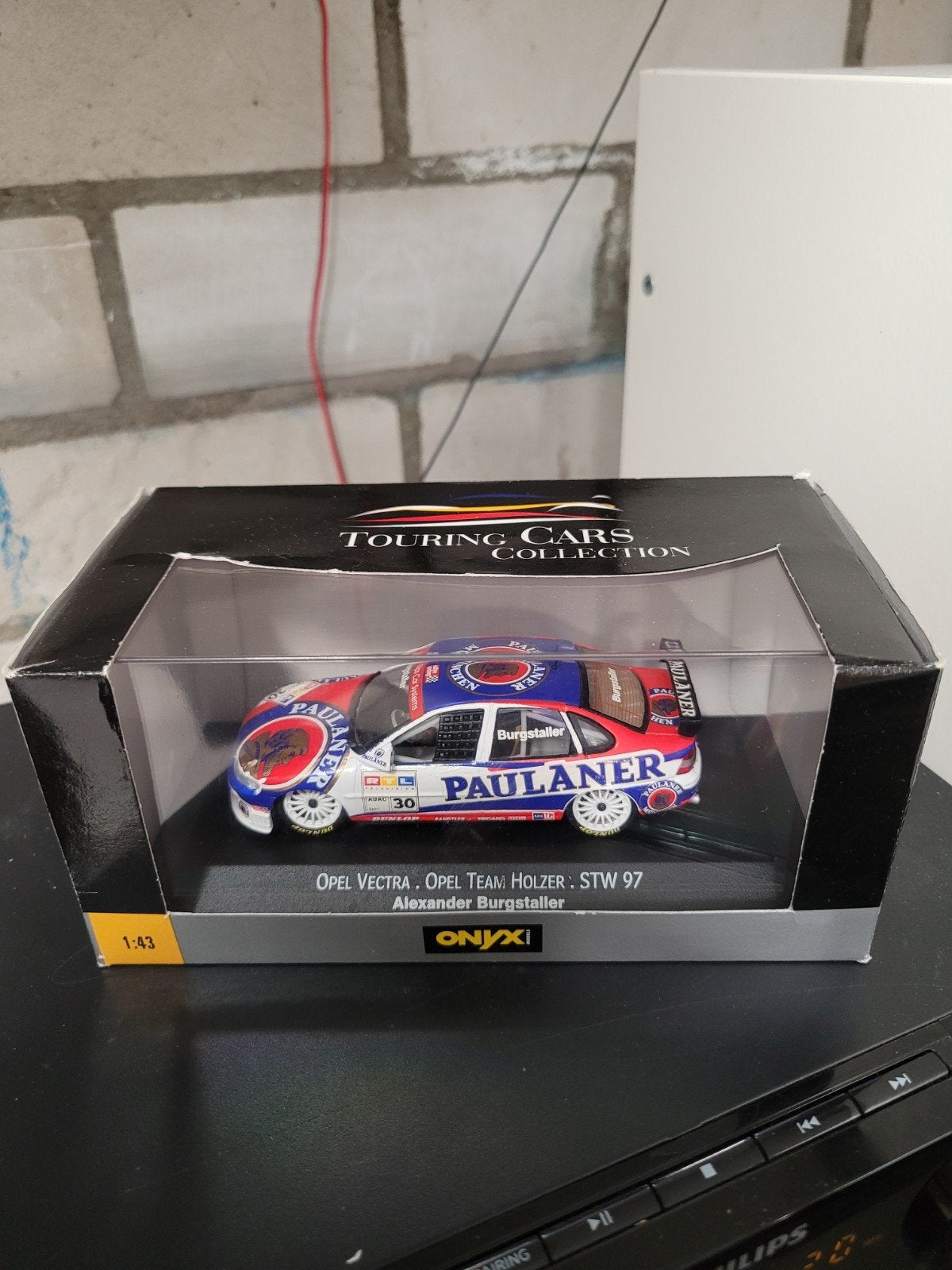 opel vectra onyx 1:43 XT064, Hobby en Vrije tijd, Modelauto's | 1:43, Ophalen of Verzenden, Zo goed als nieuw, Auto, Overige merken