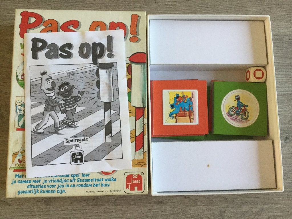 Pas op! Veilig op pad met Ernie en Bert, Een of twee spelers, Ophalen of Verzenden, Gebruikt, Jumbo