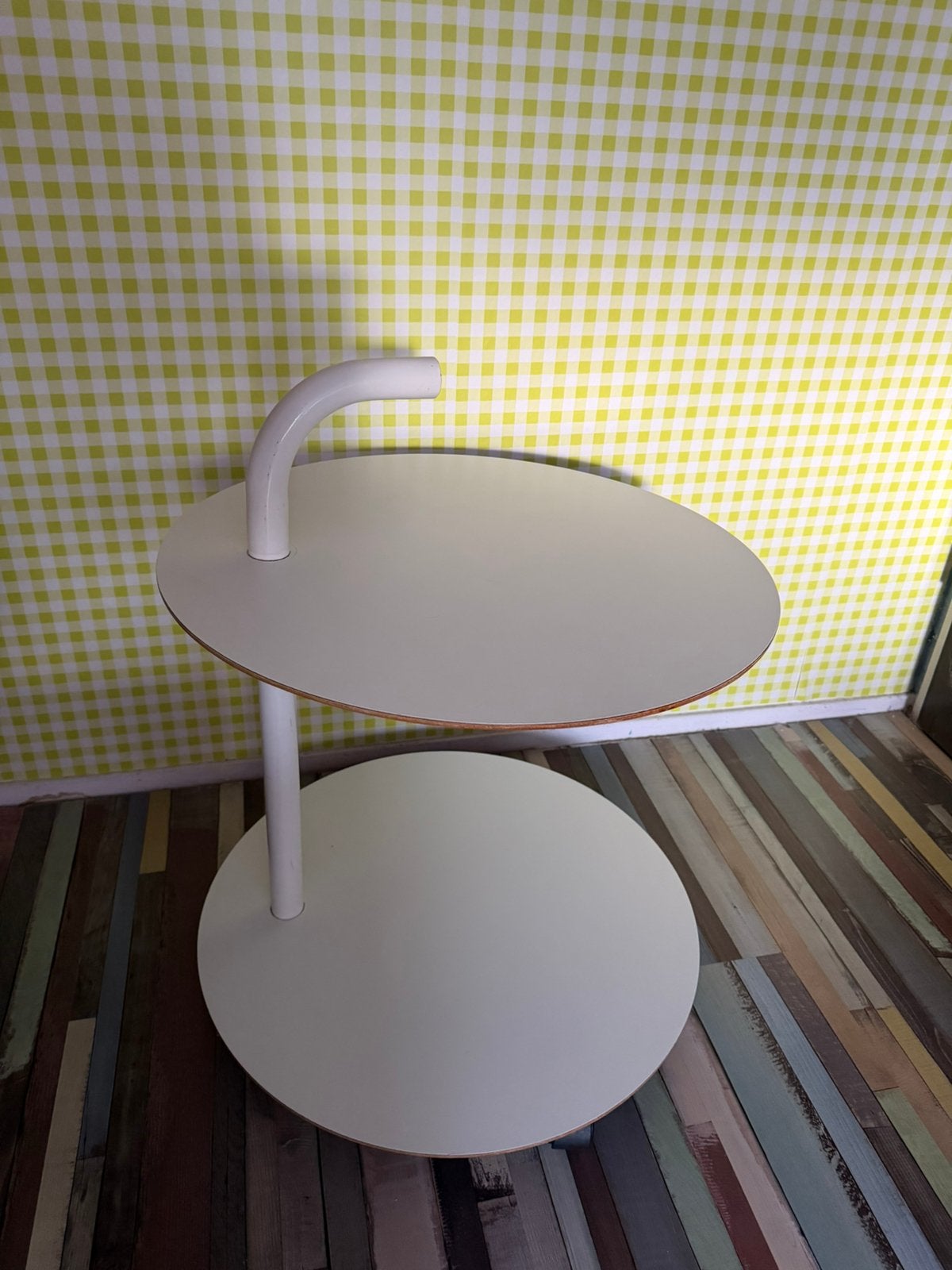 Vintage IKEA “VI” bijzettafel (1993) – Servomuto stijl, Huis en Inrichting, Tafels | Bijzettafels, Minder dan 55 cm, Gebruikt