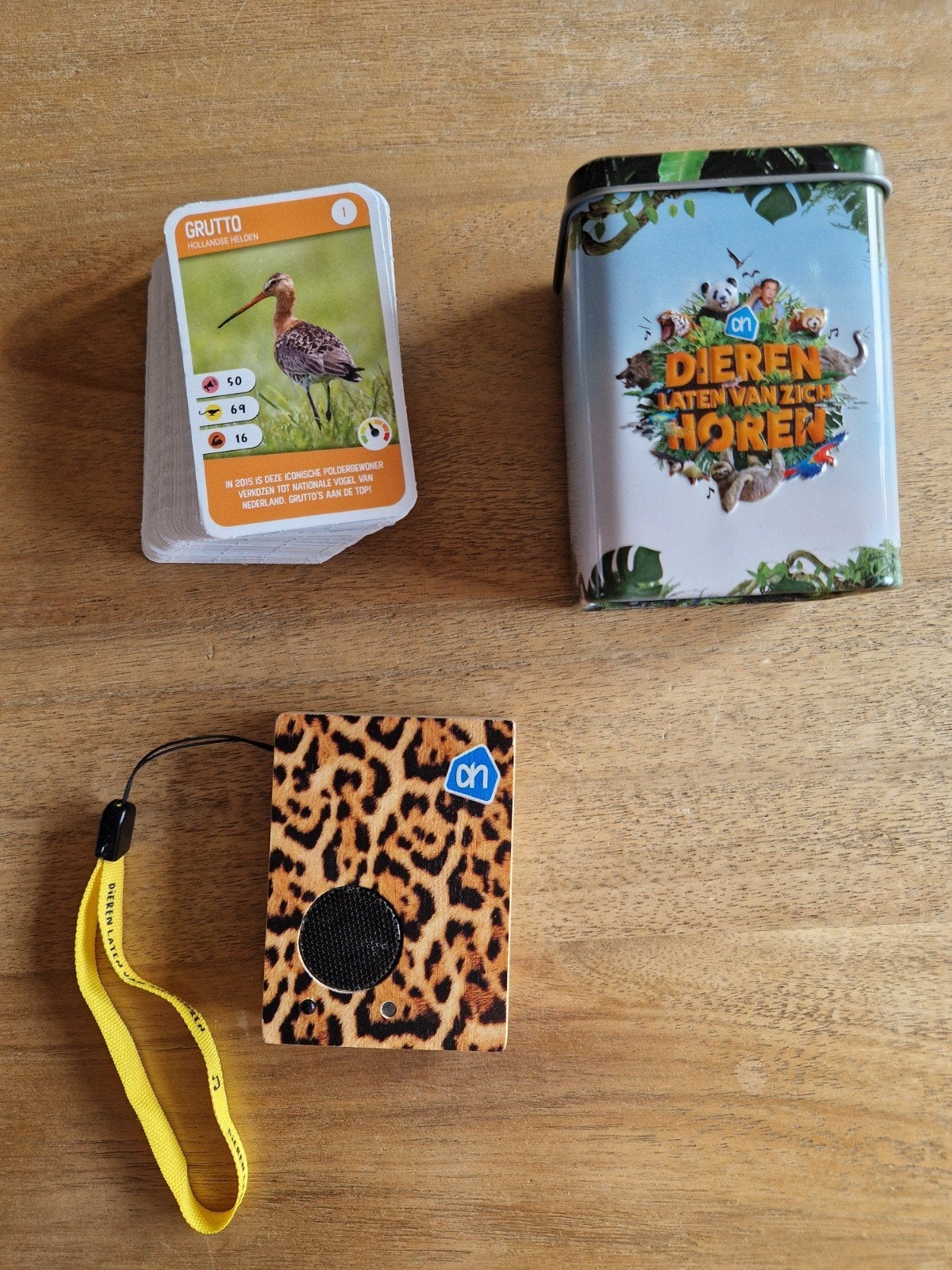 Freek Vonk soundbox met kaartjes en blikje, Een of twee spelers, Onbekend, Ophalen of Verzenden, Zo goed als nieuw