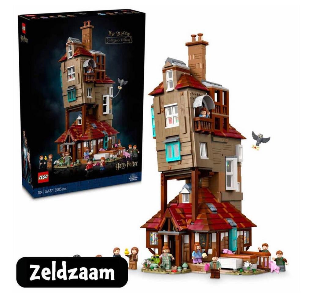 Lego The Burrow Collectors Edition 76437 Harry Potter, Ophalen of Verzenden, Zo goed als nieuw, Complete set, Lego