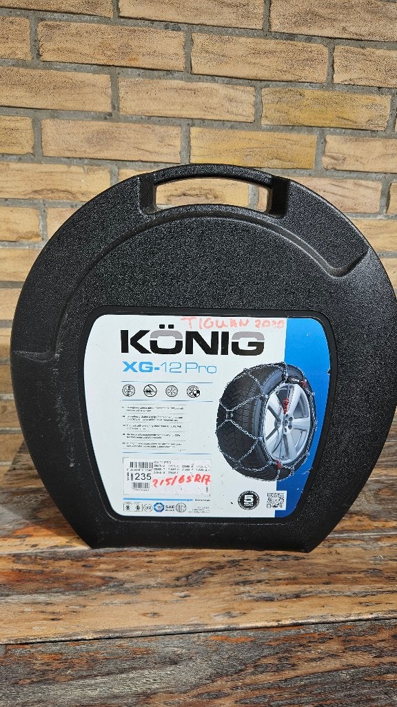 Sneeuwkettingen König-XG 12 Pro-235 nooit gebruikt   € 145, Auto diversen, Ophalen, Nieuw